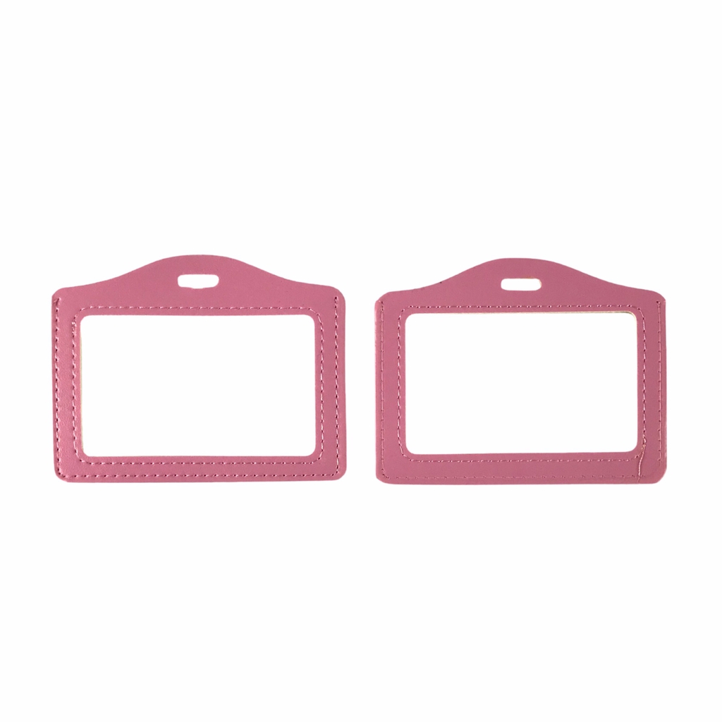 Bao đựng thẻ da 8.5x5.5cm 2 mặt kiếng ngang (50)