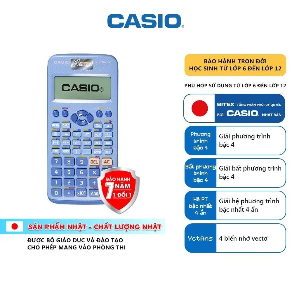 Máy tính Casio FX-580VNX (10/40)