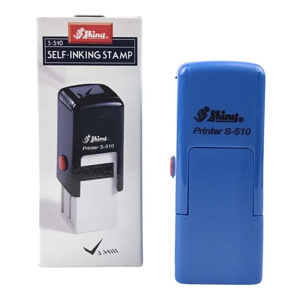 Dấu - Thẻ mực Shiny S510 12x12mm trắng