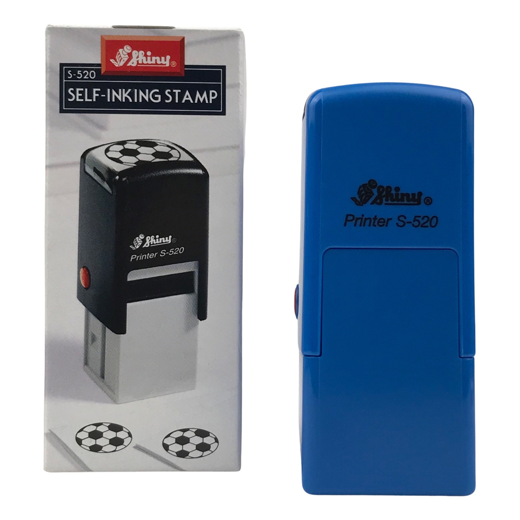 Dấu - Thẻ mực Shiny S520 20x20mm trắng