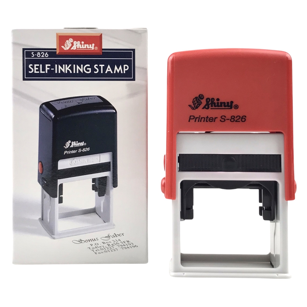Dấu - Thẻ mực Shiny S826 41x24mm