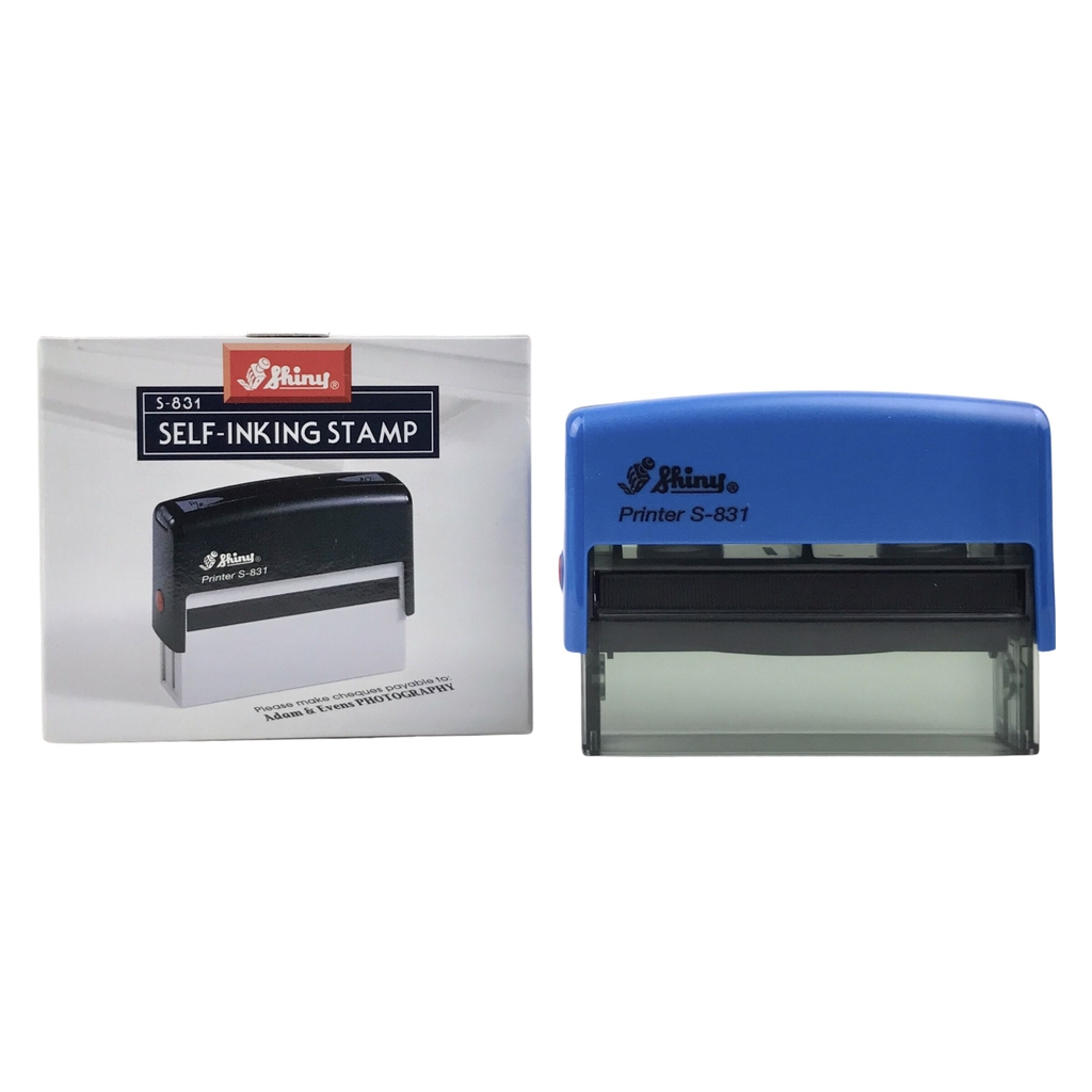 Dấu - Thẻ mực Shiny S831 70x10mm trắng