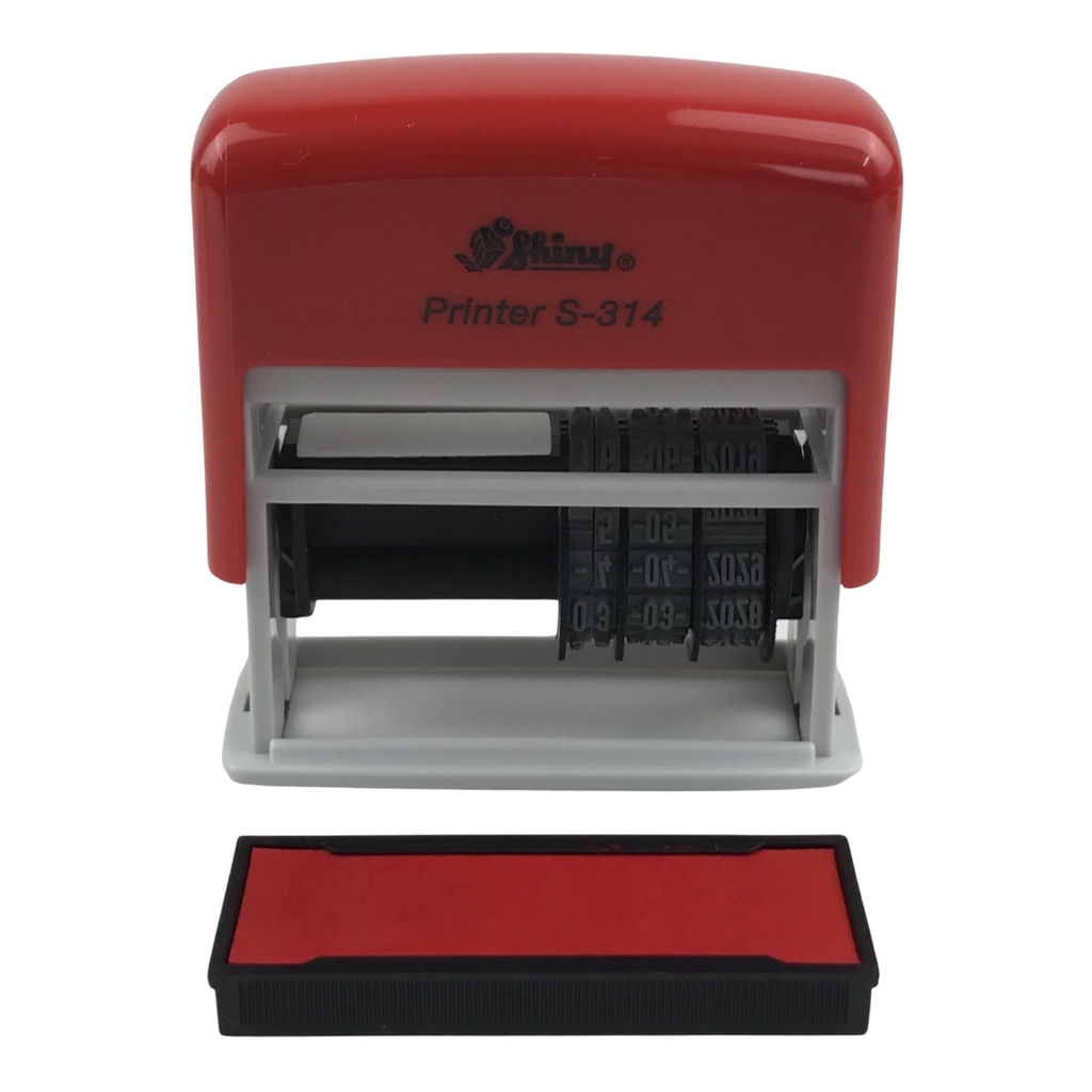 Dấu - Thẻ mực Shiny S314 25x10mm