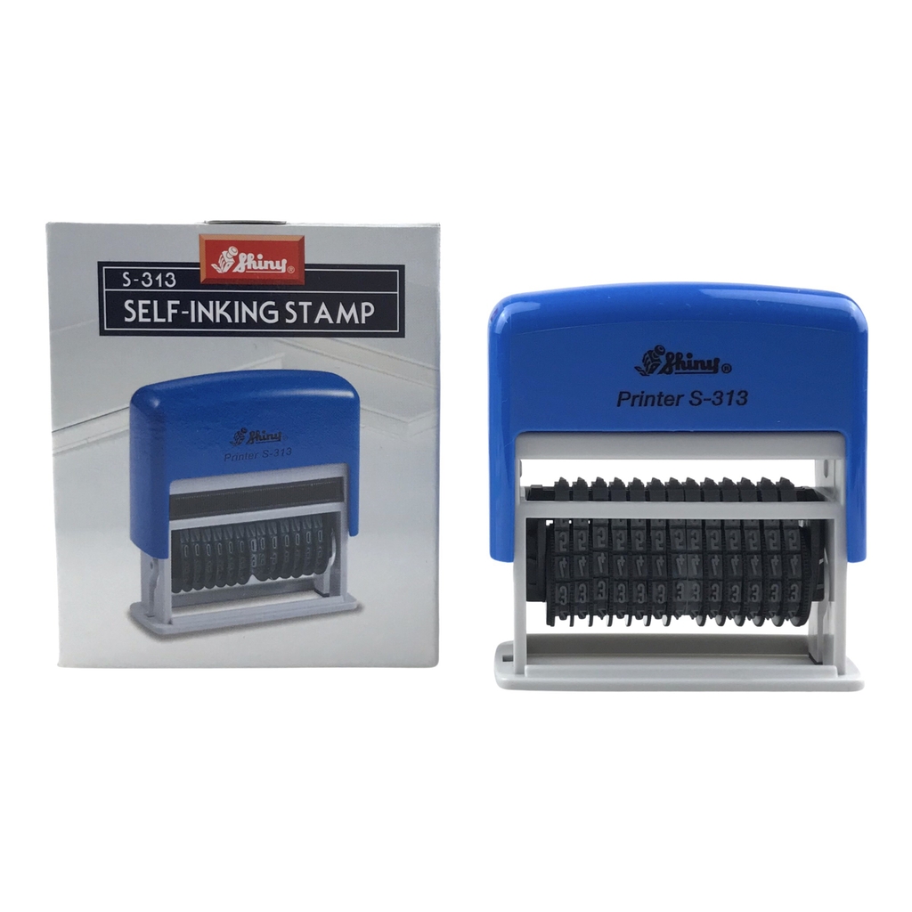 Dấu số xoay - Thẻ mực Shiny S313 13 số 3mm