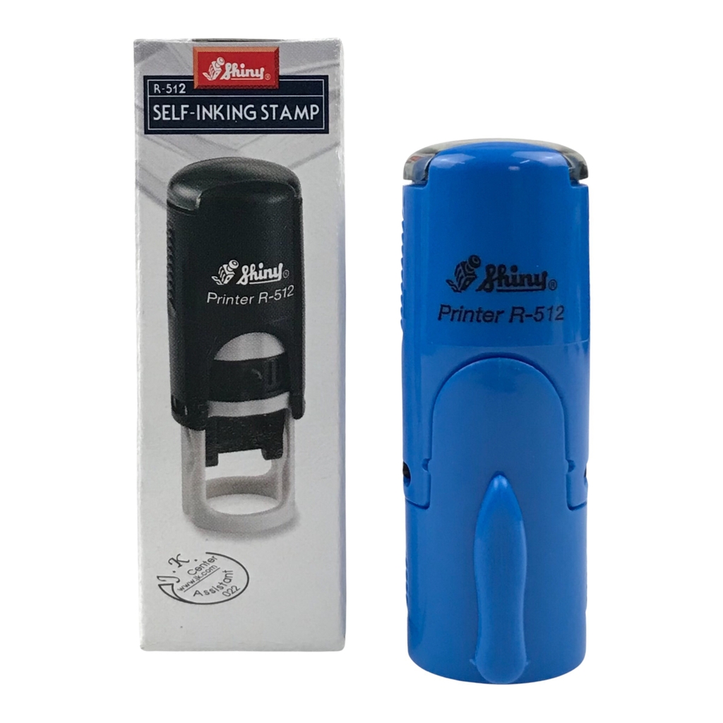 Dấu - Thẻ mực Shiny R512 Φ12mm trắng