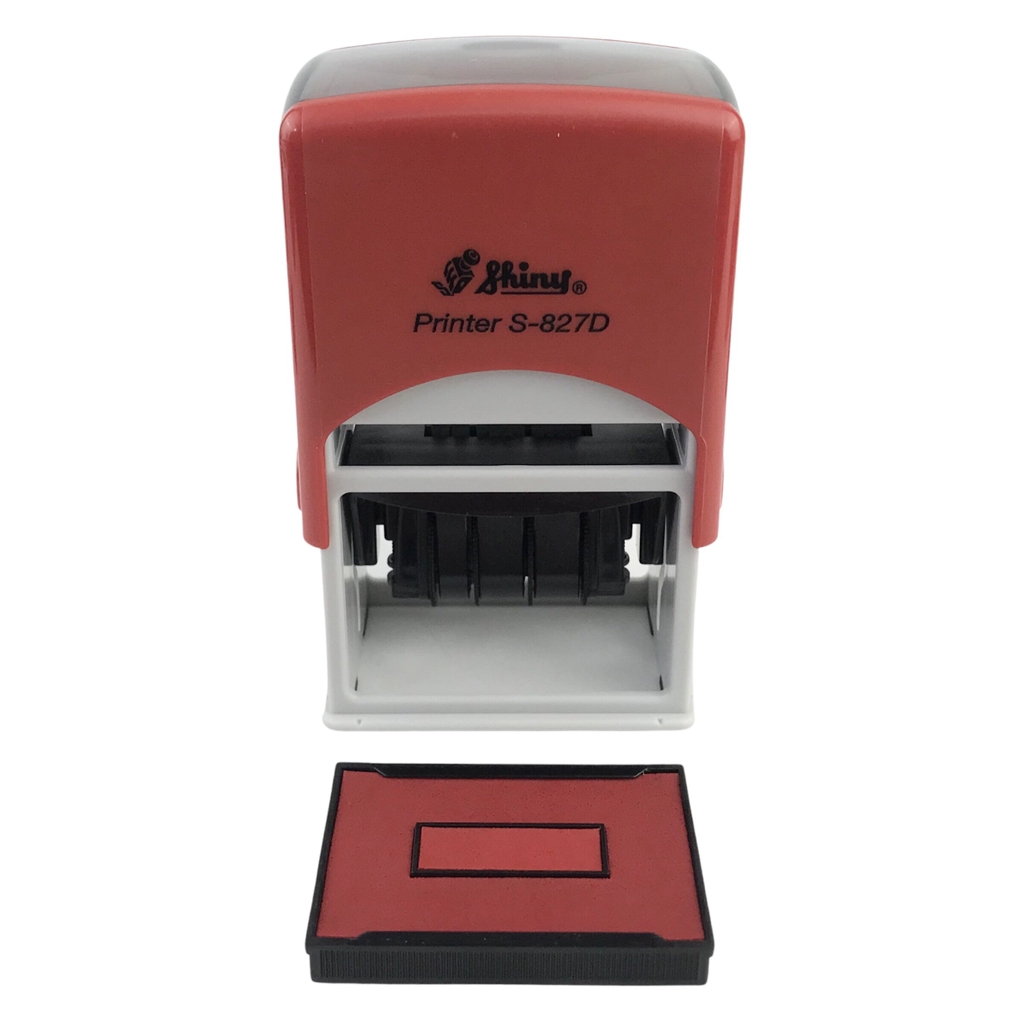 Dấu - Thẻ mực Shiny S827D 50x30mm