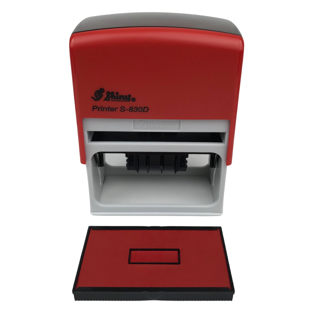 Dấu - Thẻ mực Shiny S830D 75x38mm