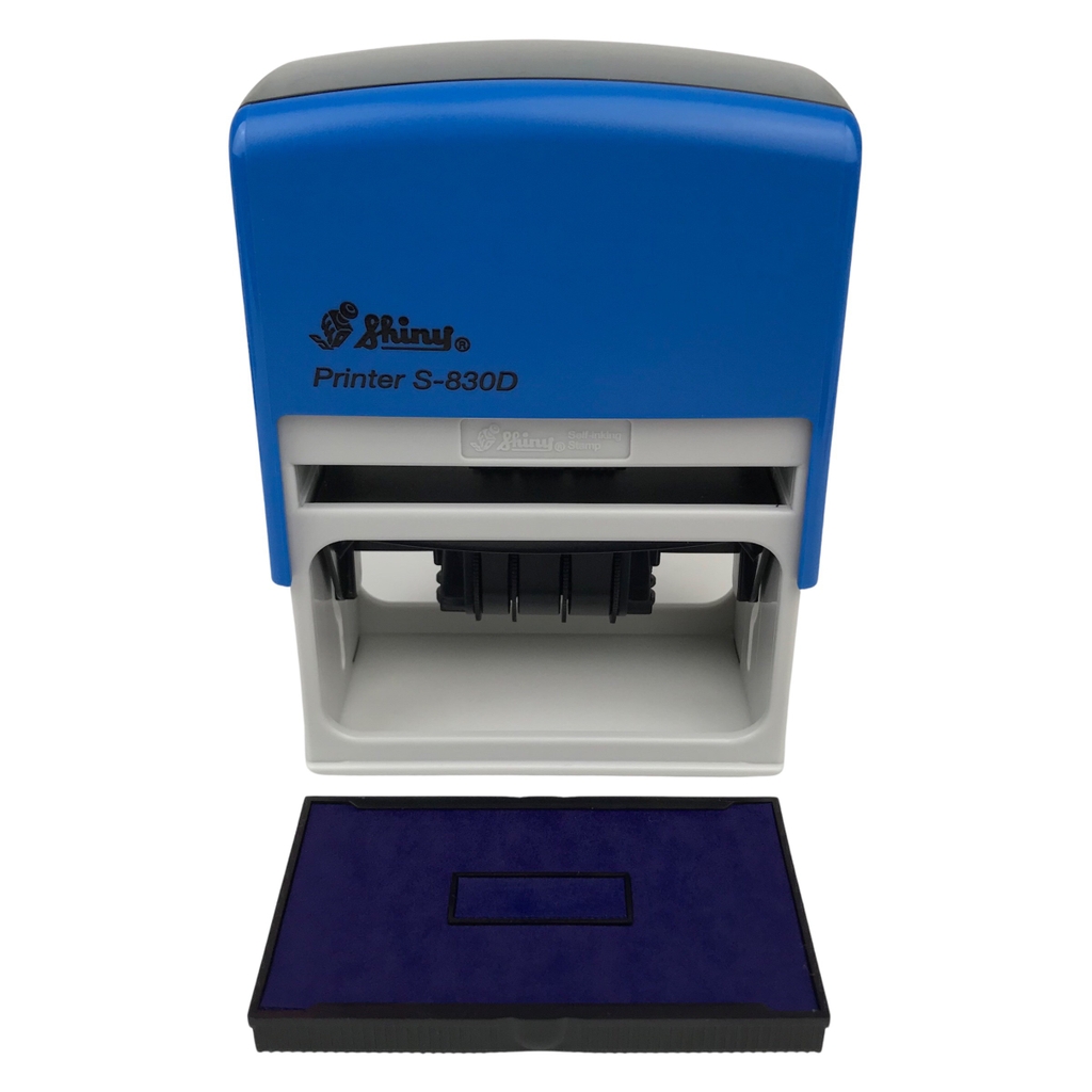 Dấu - Thẻ mực Shiny S830D 75x38mm