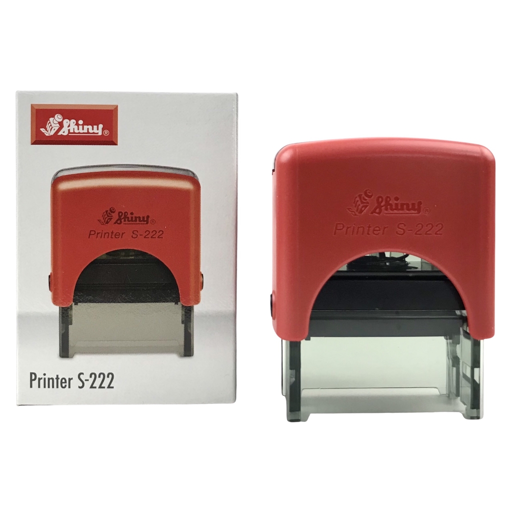 Dấu - Thẻ mực Shiny S222 38x14mm