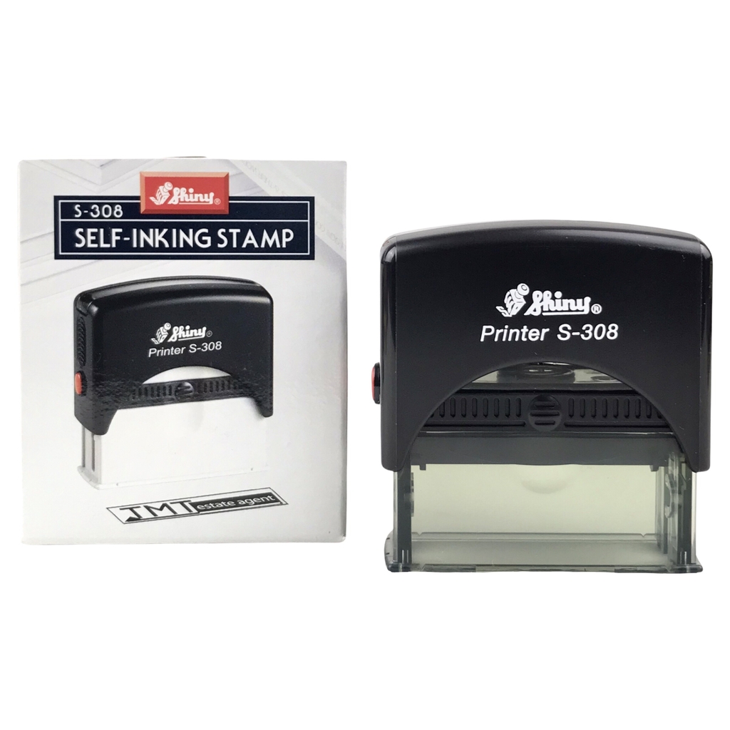 Dấu - Thẻ mực Shiny S308 45x10mm