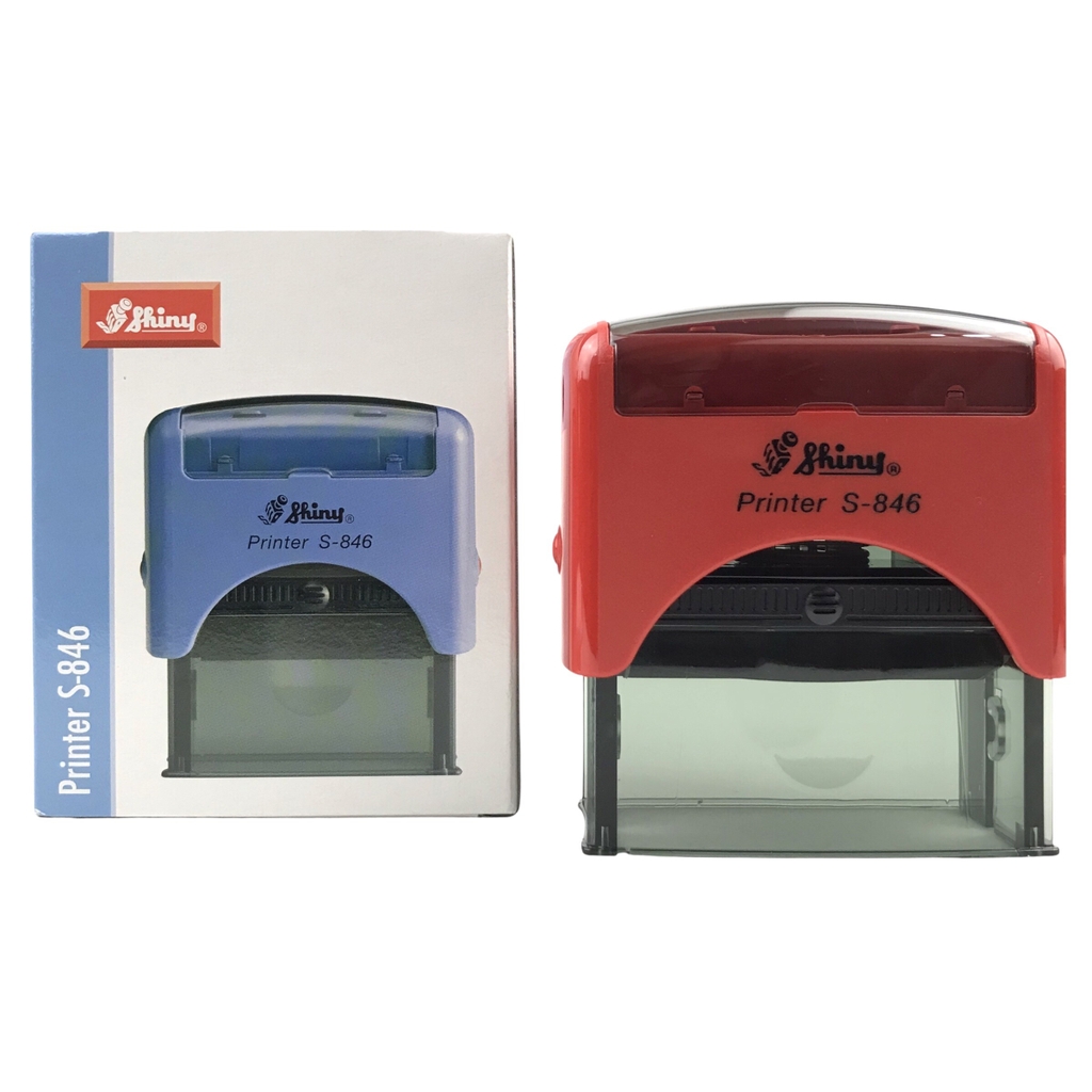 Dấu - Thẻ mực Shiny S846 65x27mm