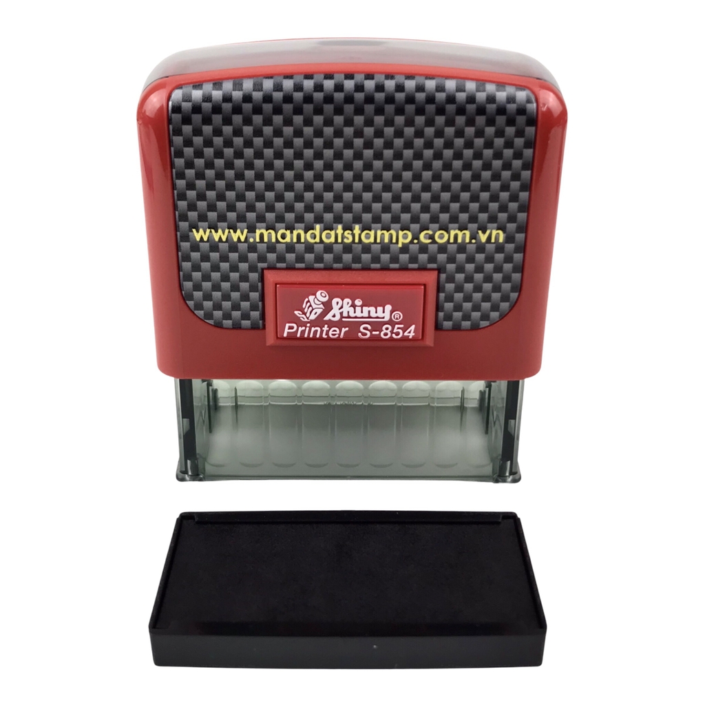 Dấu - Thẻ mực Shiny S854 58x22mm