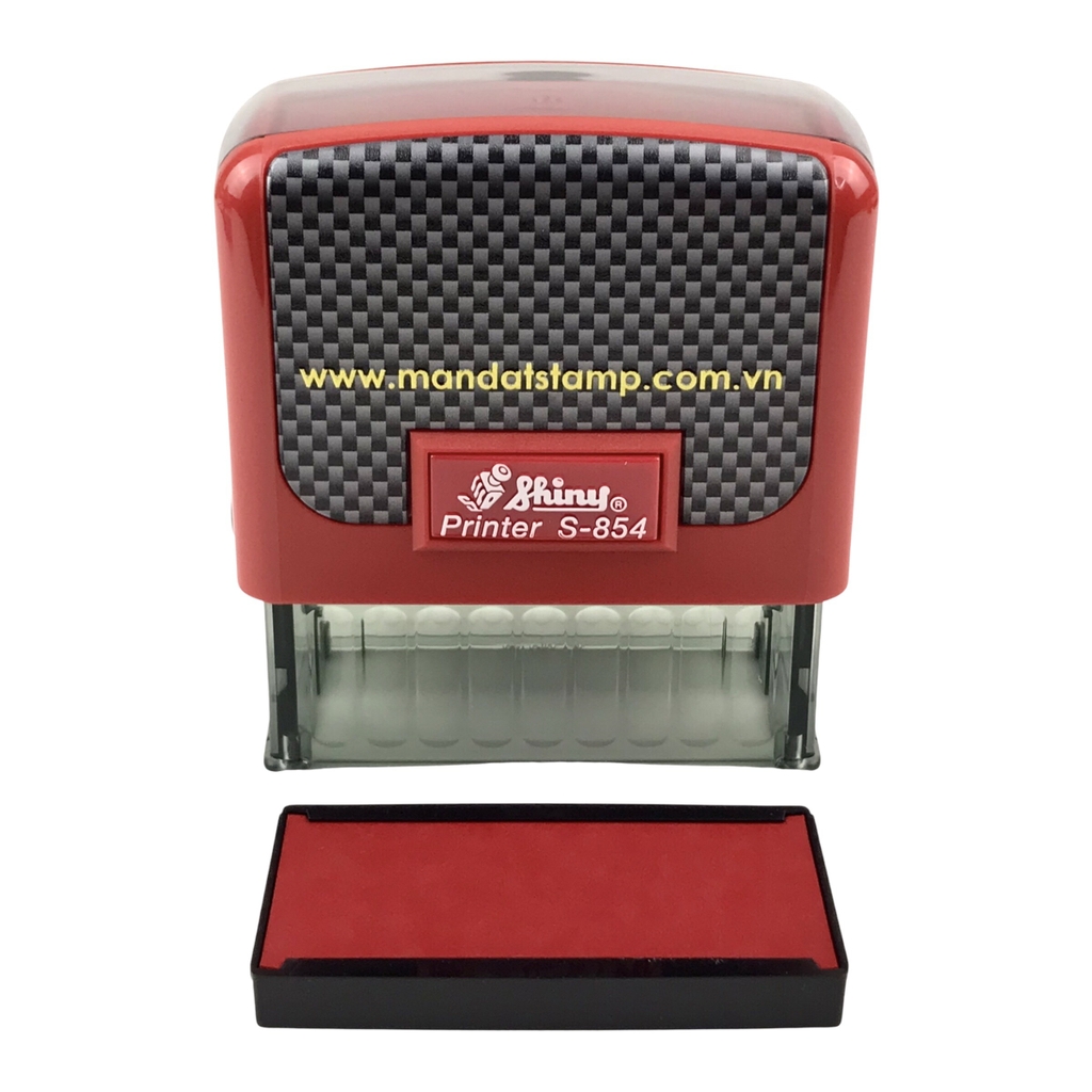 Dấu - Thẻ mực Shiny S854 58x22mm