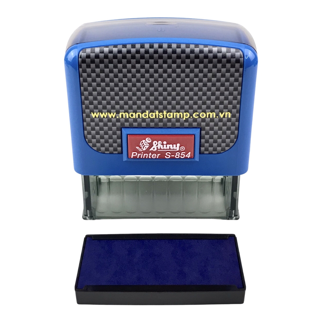 Dấu - Thẻ mực Shiny S854 58x22mm