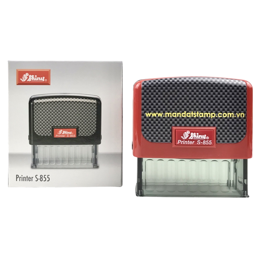 Dấu - Thẻ mực Shiny S855 70x25mm