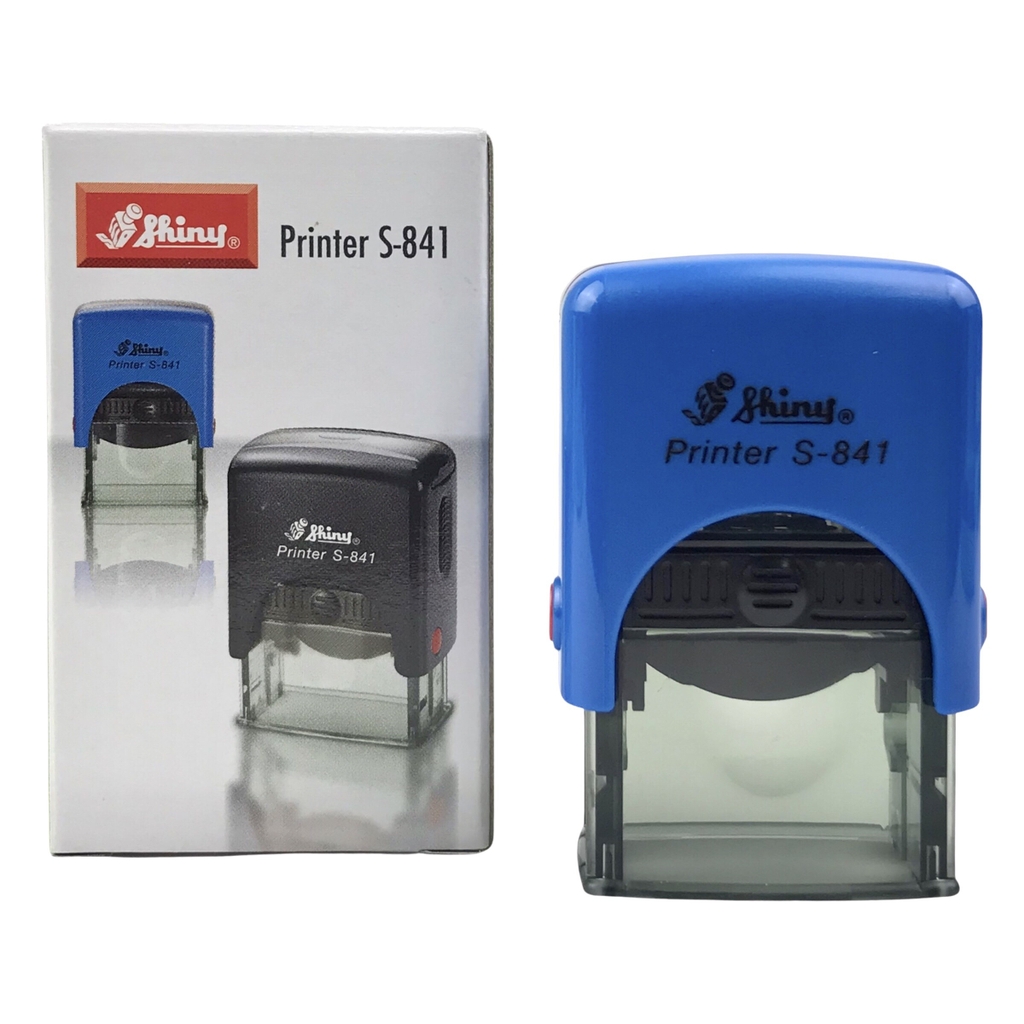 Dấu - Thẻ mực Shiny S841 26x10mm trắng