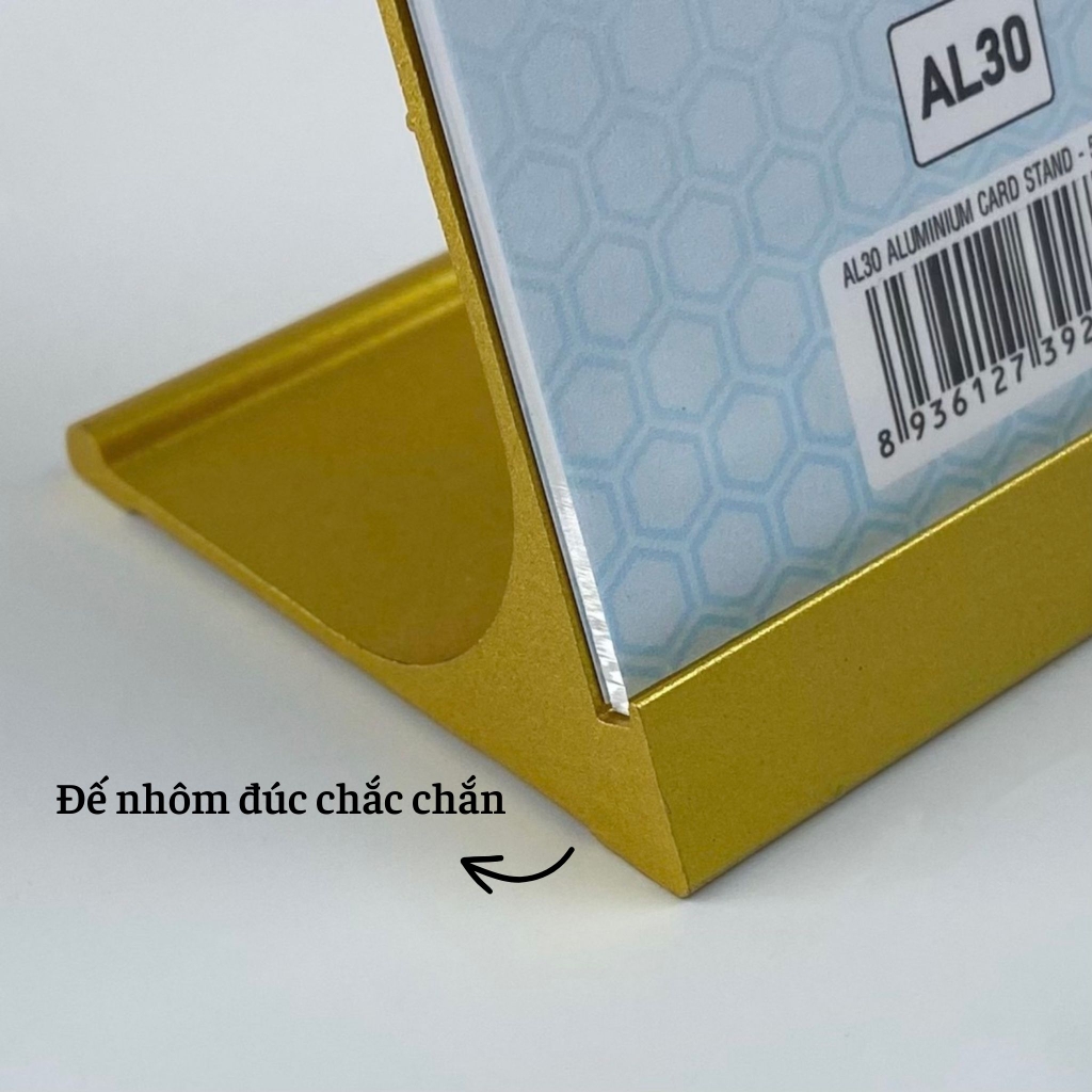 Bảng thông tin để bàn nhôm Enter AL30 55x75mm, Khung thông tin sản phẩm, Khung bảng giá, Kệ trưng bày để bàn (20)