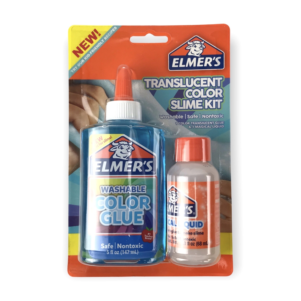 Bộ Dụng Cụ Làm Slime Elmer's Translucent Color Slime Kit