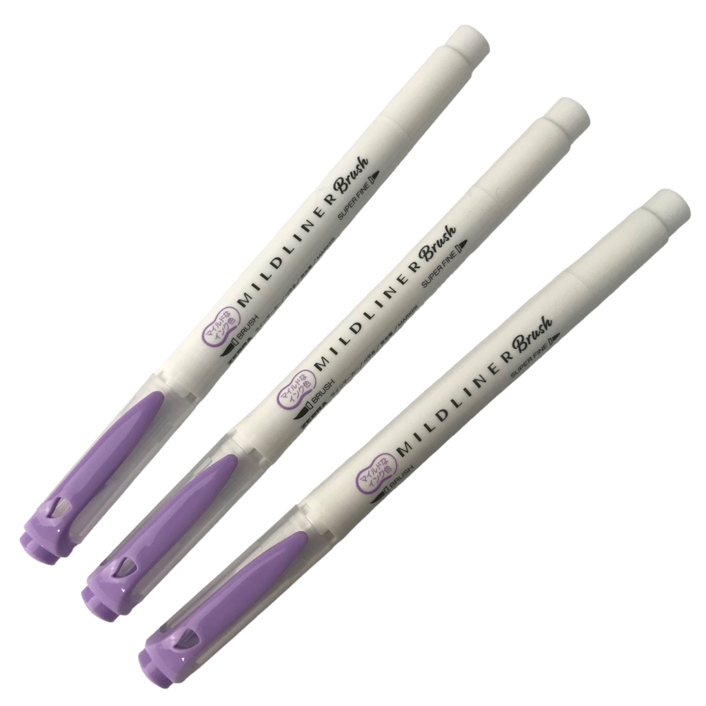 Bút cọ vẽ 2 Đầu Zebra Mildliner Brush WFT8