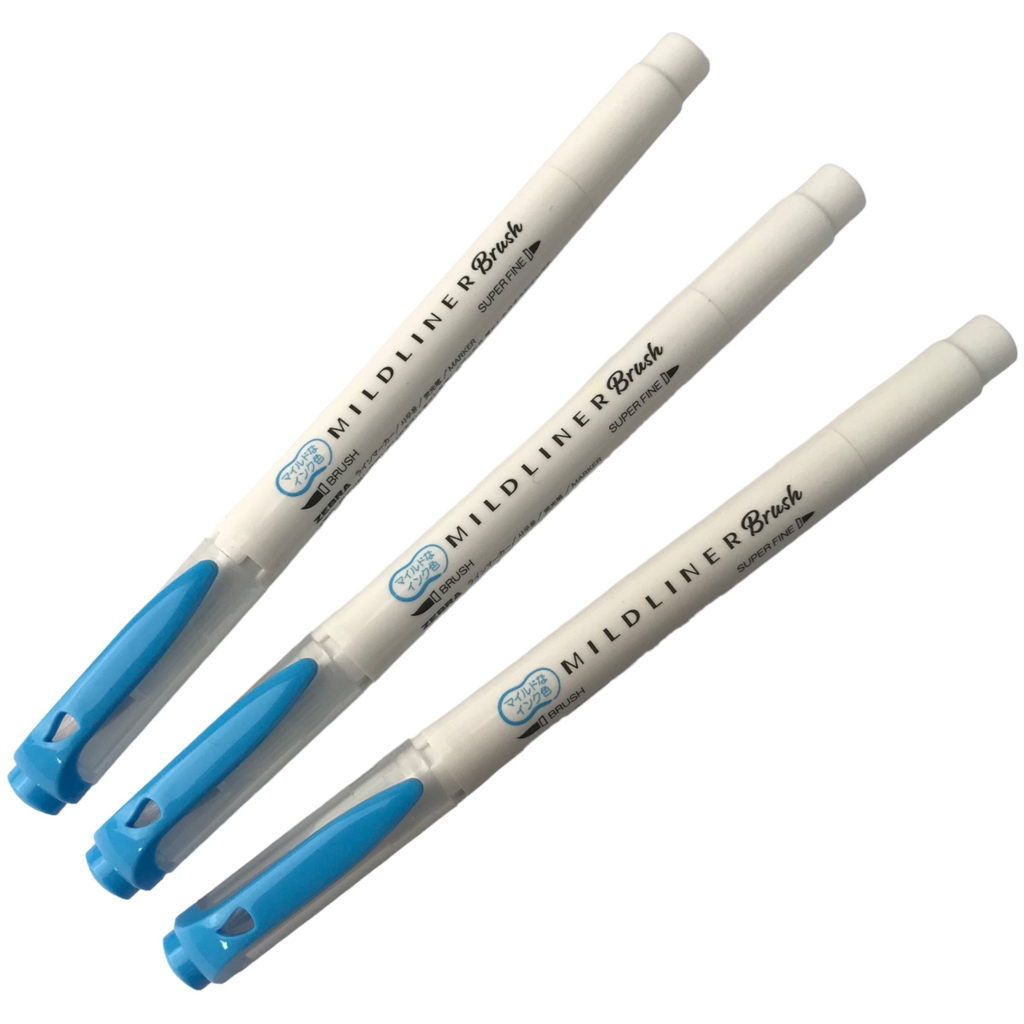 Bút cọ vẽ 2 Đầu Zebra Mildliner Brush WFT8