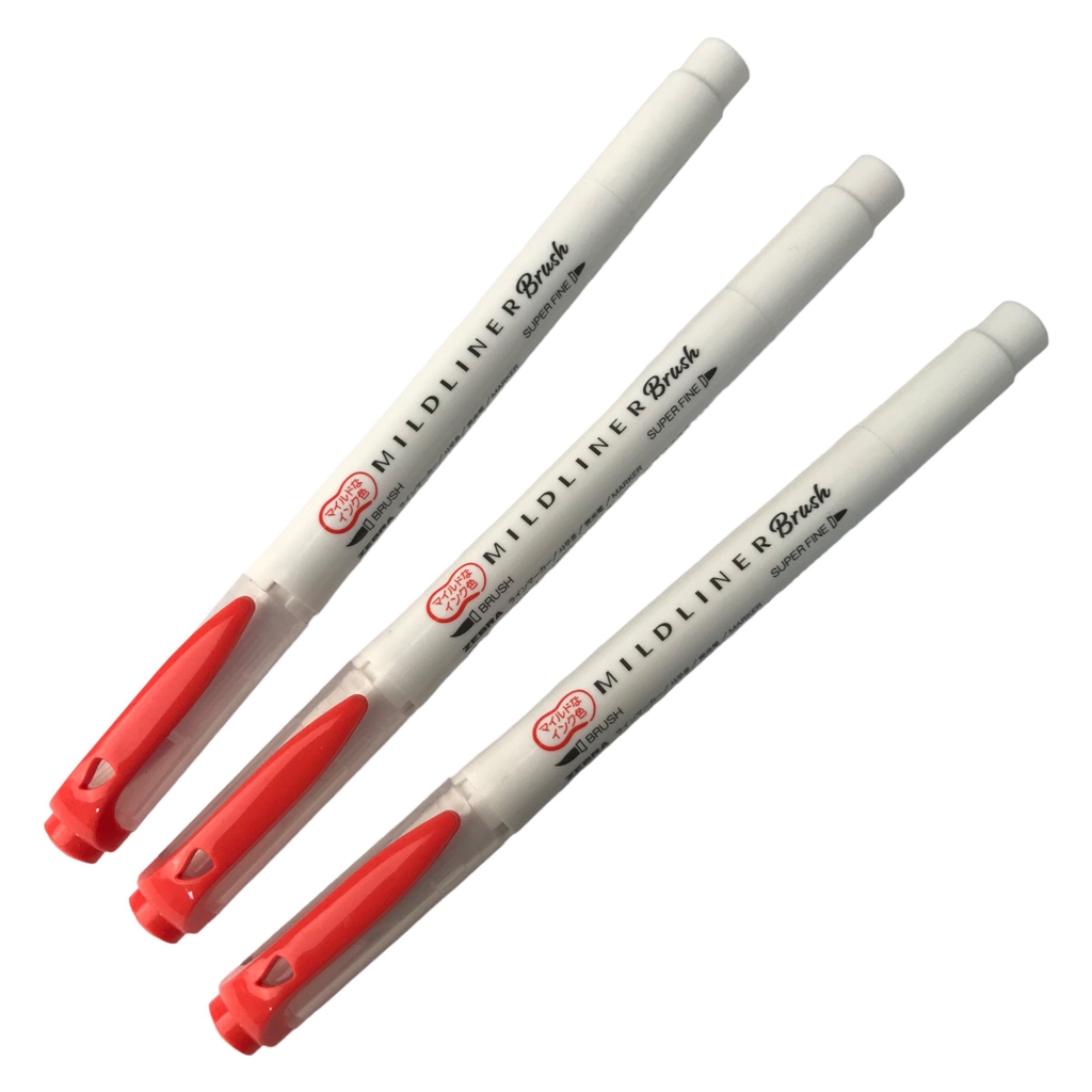 Bút cọ vẽ 2 Đầu Zebra Mildliner Brush WFT8