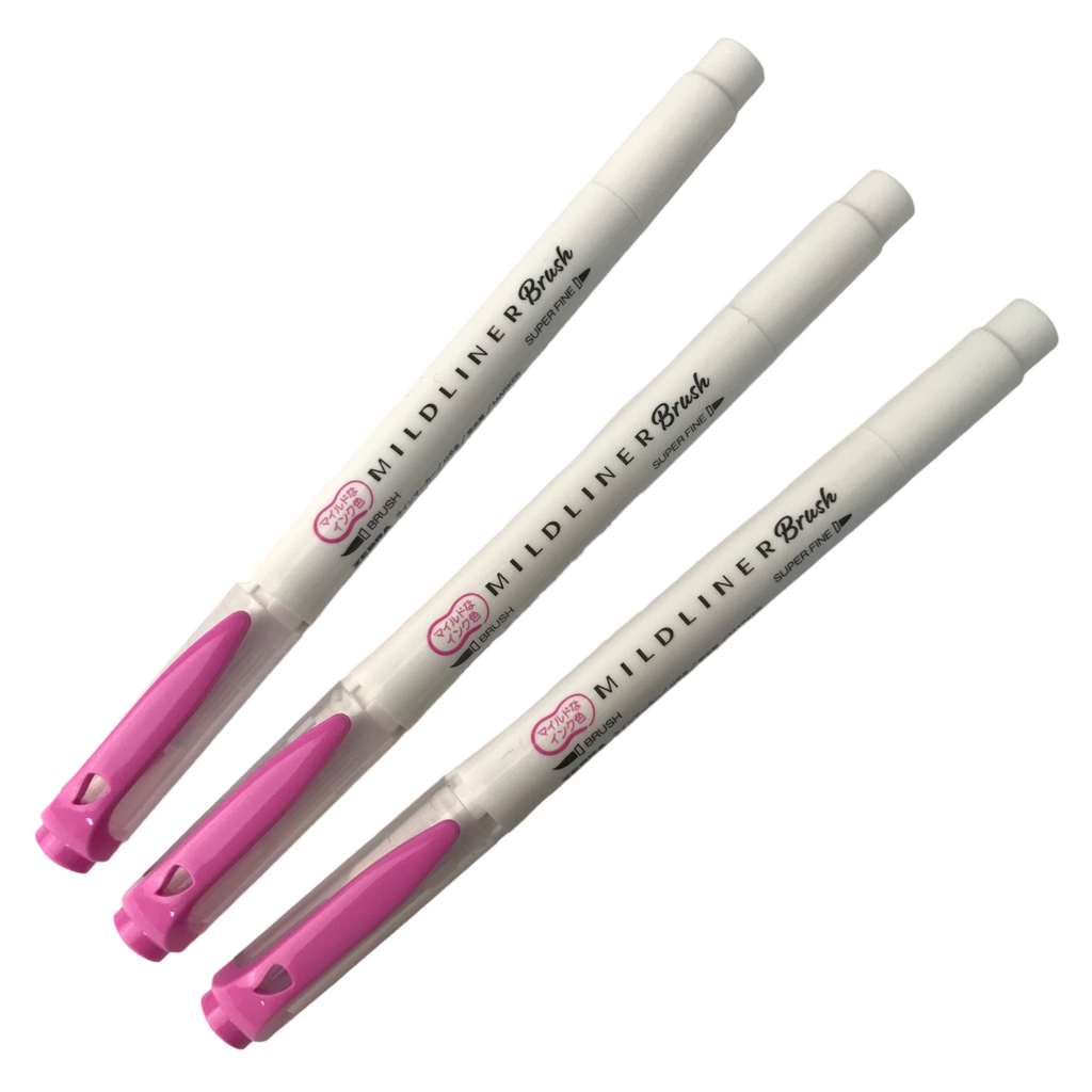 Bút cọ vẽ 2 Đầu Zebra Mildliner Brush WFT8