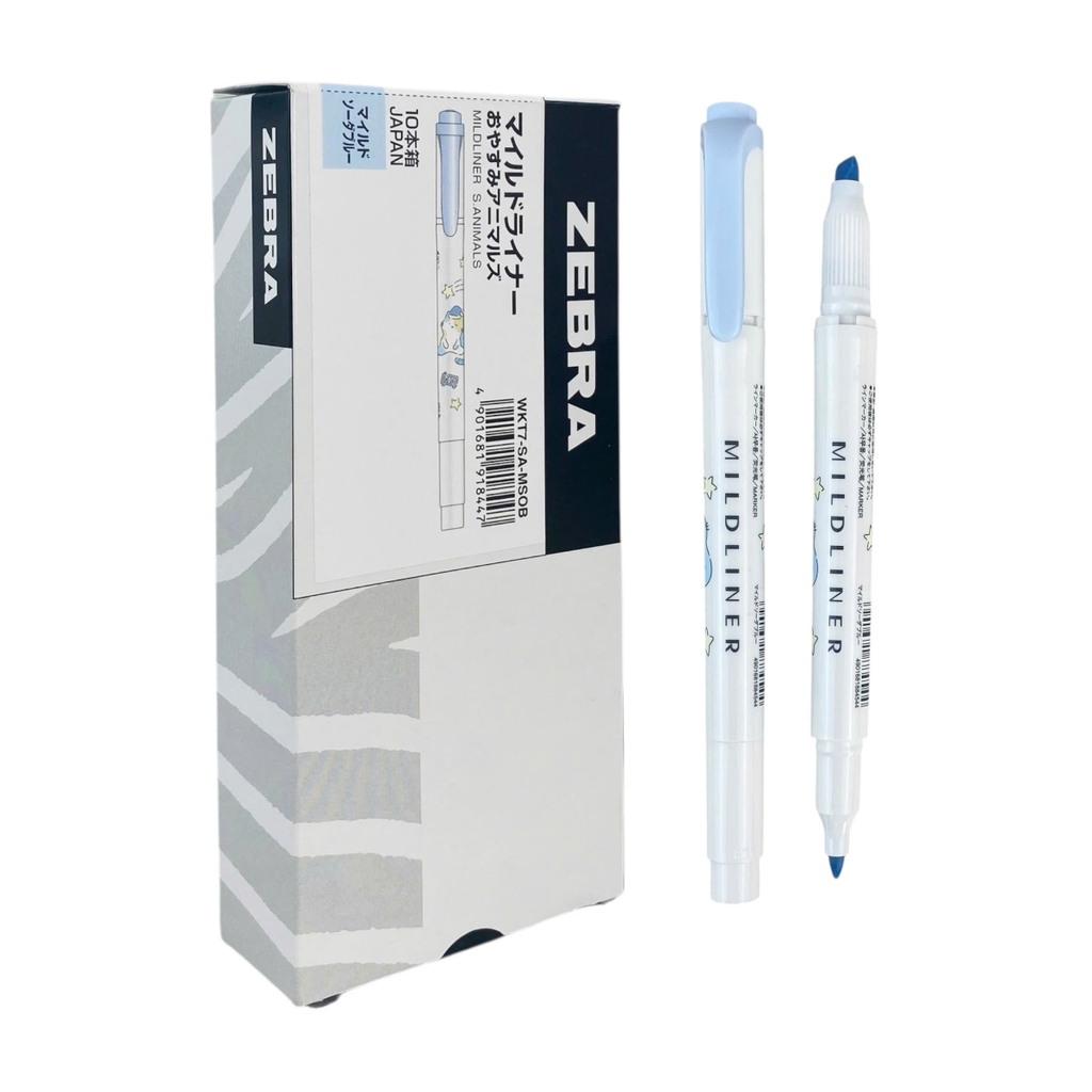 Bút dạ quang 2 đầu Zebra Mildliner WKT7 mild (10)