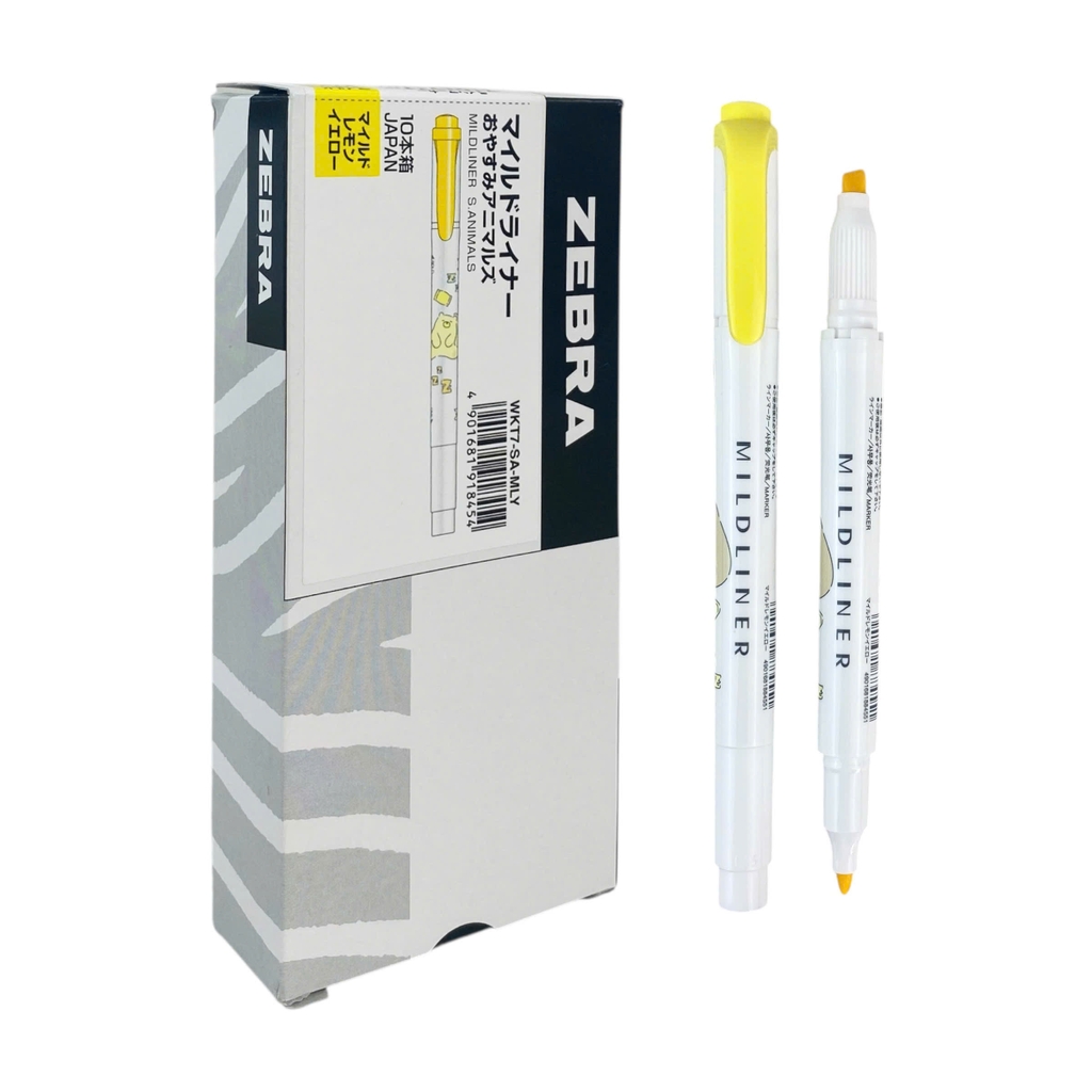 Bút dạ quang 2 đầu Zebra Mildliner WKT7 mild (10)