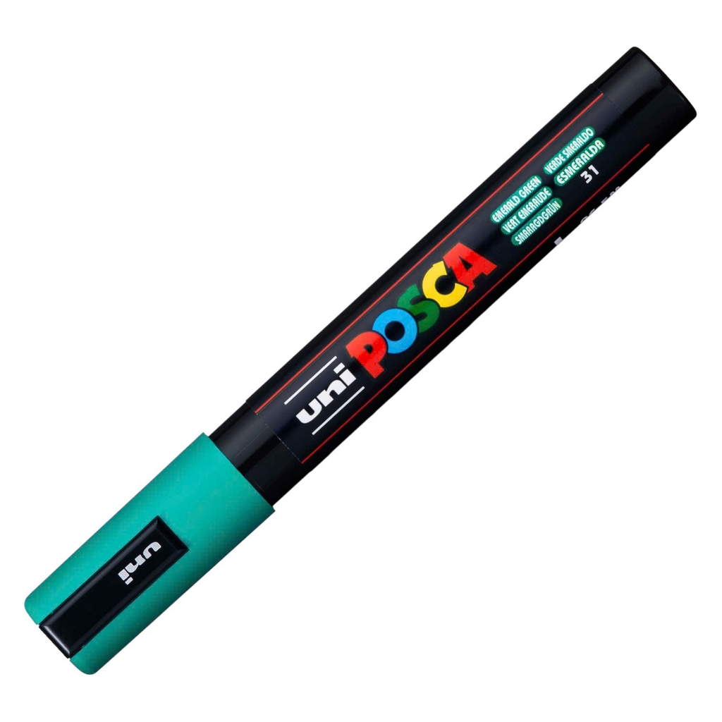 Bút sơn Uni PC-5M 1.8~2.5mm (6), Bút acrylic Posca, Paint Marker