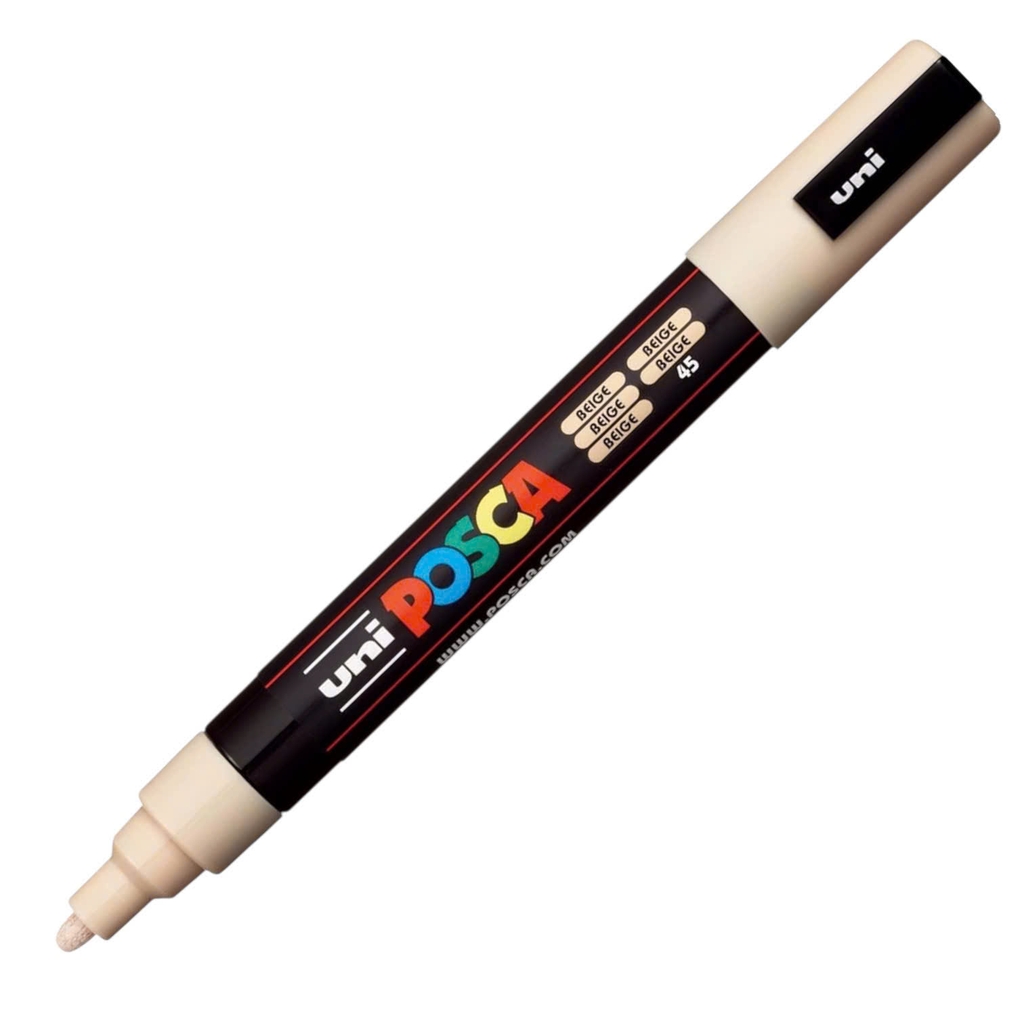 Bút sơn Uni PC-5M 4 1.8~2.5mm, Bút vẽ đa chất liệu, Bút acrylic Posca, Paint Marker (6)