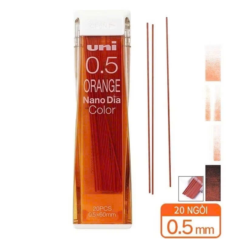Ngòi chì Uni Nano Dia 0.5mm (10)