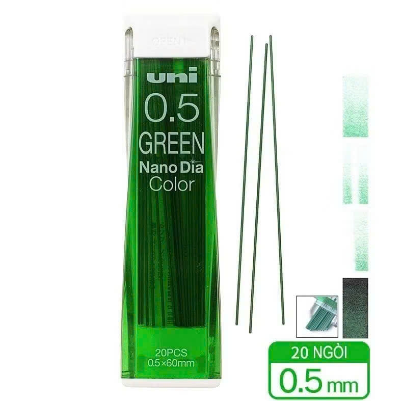 Ngòi chì Uni Nano Dia 0.5mm (10)
