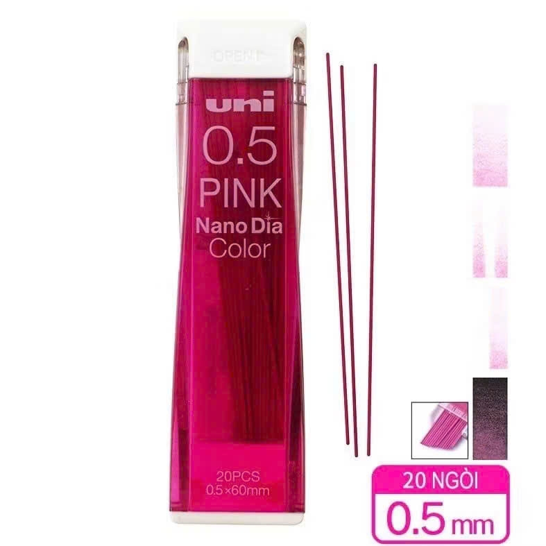 Ngòi chì Uni Nano Dia 0.5mm (10)