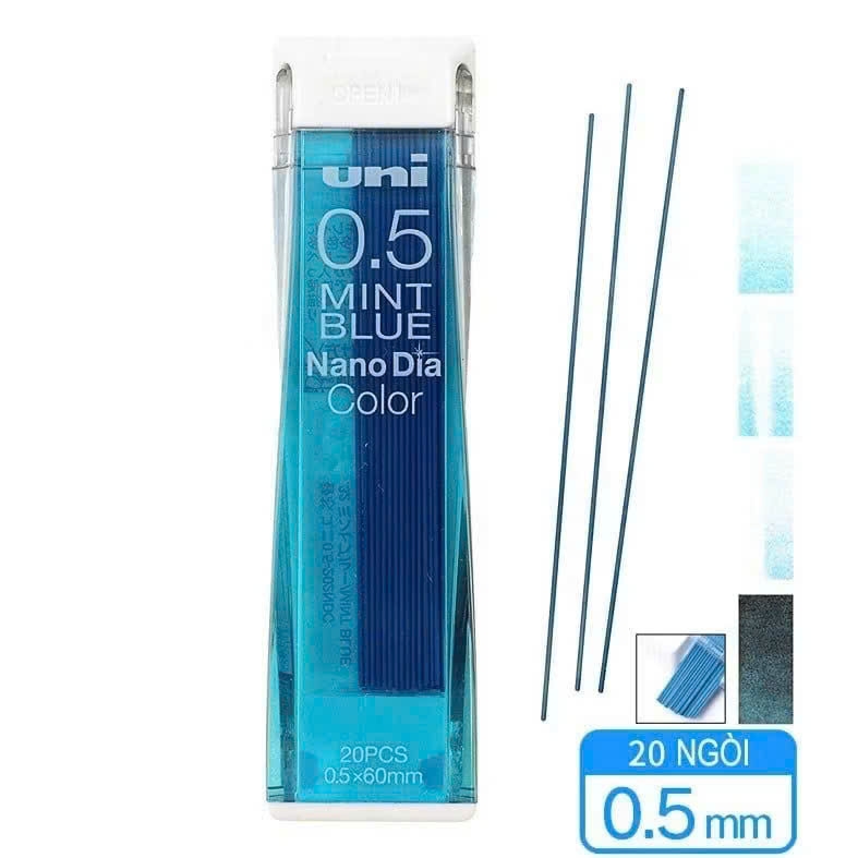 Ngòi chì Uni Nano Dia 0.5mm (10)