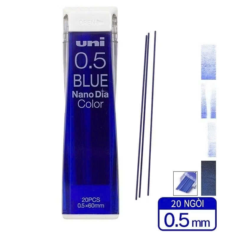 Ngòi chì Uni Nano Dia 0.5mm (10)