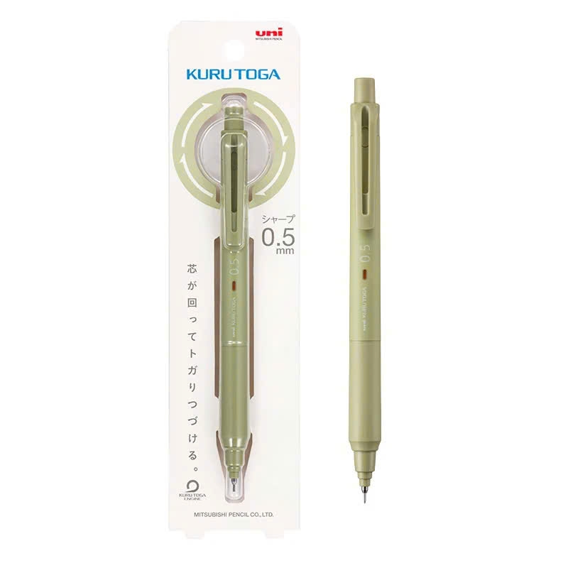 Bút chì bấm Uni KURU TOGA M5-KS 0.5mm (10), Viết chì kim, Văn phòng phẩm