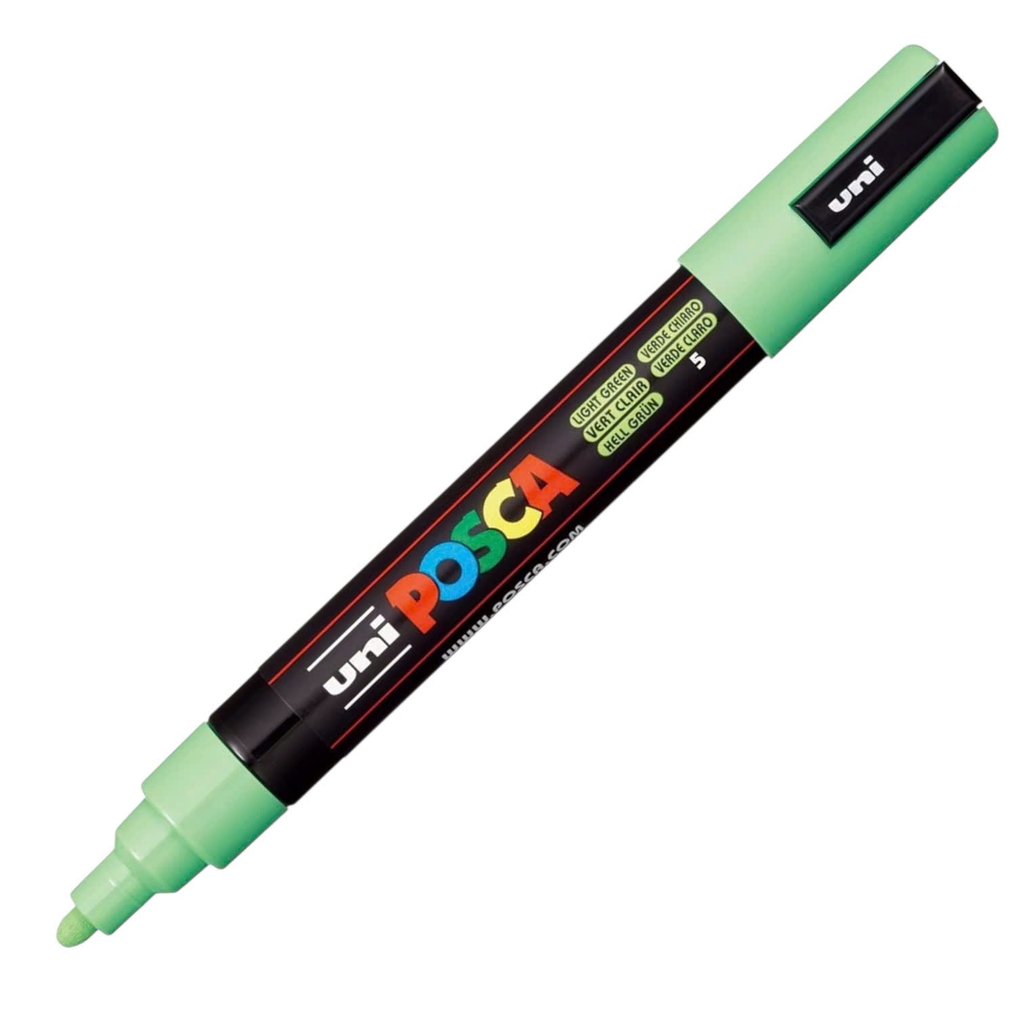 Bút sơn Uni PC-5M 4 1.8~2.5mm, Bút vẽ đa chất liệu, Bút acrylic Posca, Paint Marker (6)