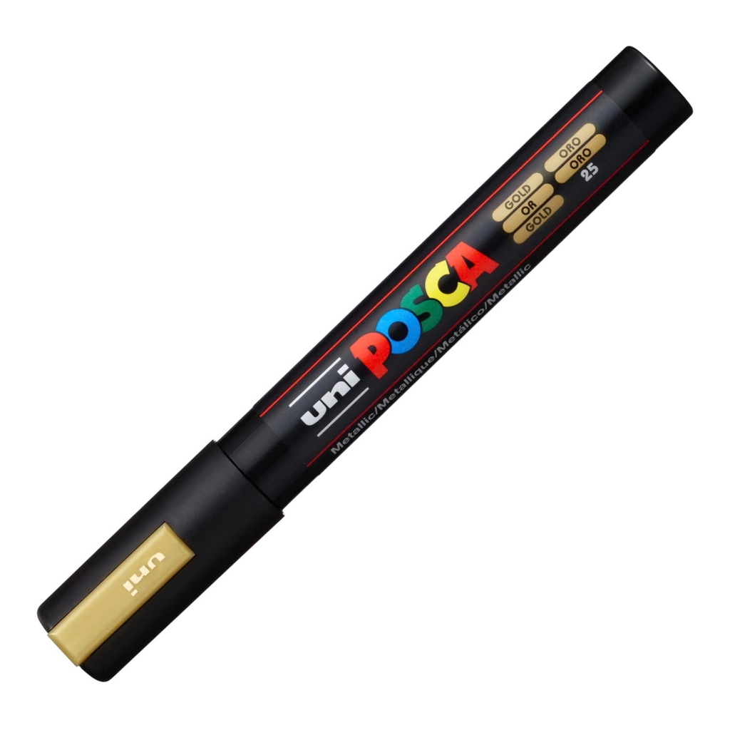 Bút sơn Uni PC-5M 1.8~2.5mm (6), Bút acrylic Posca, Paint Marker