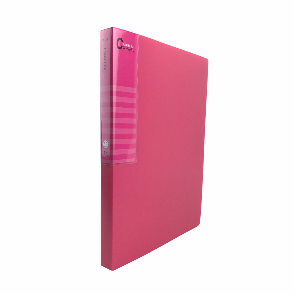 Bìa 40 lá nhựa Plus 82-V091 / 82-V092 / 82-V093 / 82-V094 / 82-V095 / 82-V096 (20)