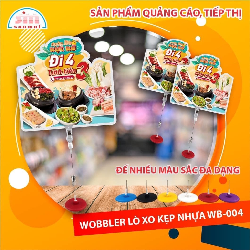 Wobbler lò xo kẹp nhựa WB-004 đế Φ54mm (10)