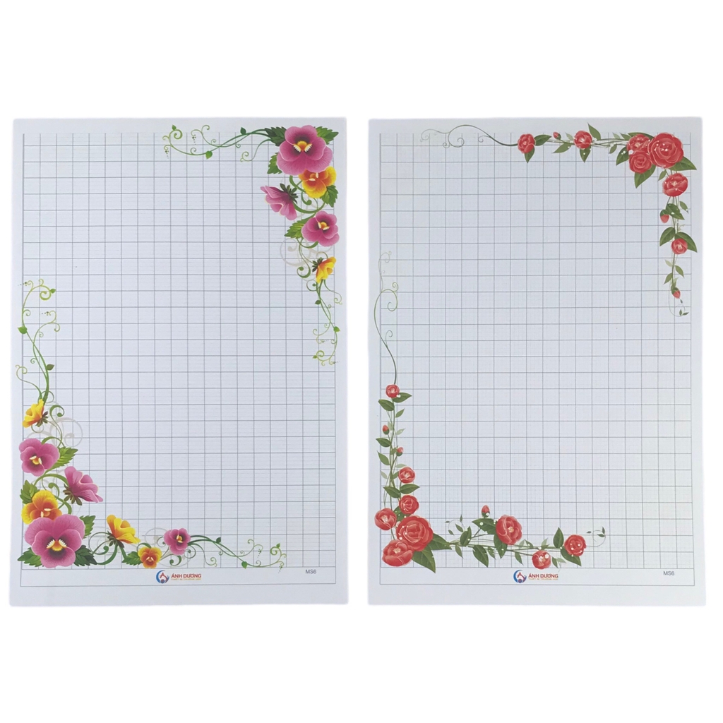 Giấy luyện viết chữ đẹp AD (10 tờ)