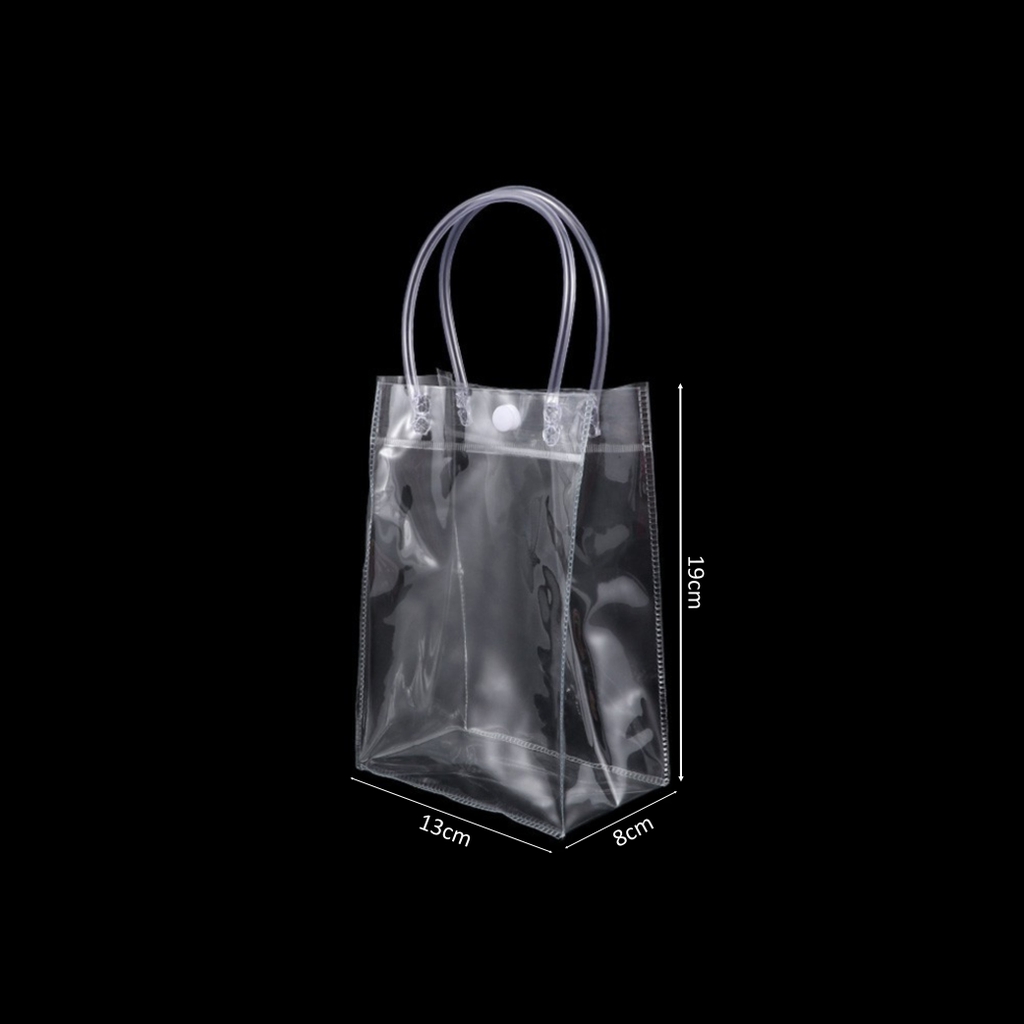 Giỏ nhựa trắng trong