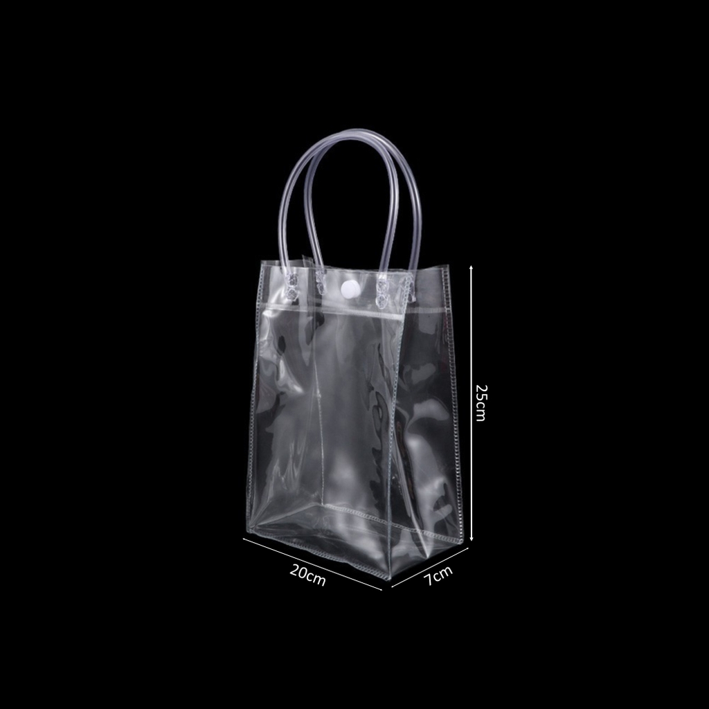 Giỏ nhựa trắng trong