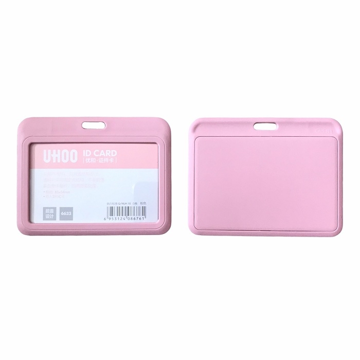 Bao đựng thẻ Uhoo 6633 8.5x5.4cm 1 mặt ngang vàng (6)