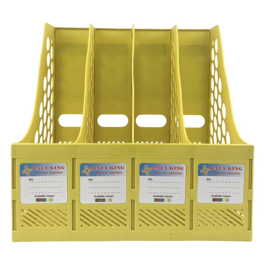 Kệ hồ sơ 4 ngăn nhựa King-star Dataking-4N