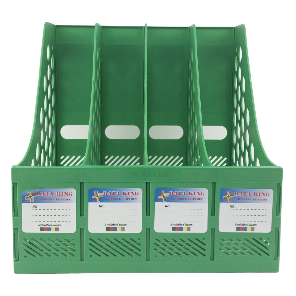Kệ hồ sơ 4 ngăn nhựa King-star Dataking-4N