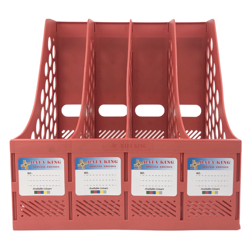 Kệ hồ sơ 4 ngăn nhựa King-star Dataking-4N