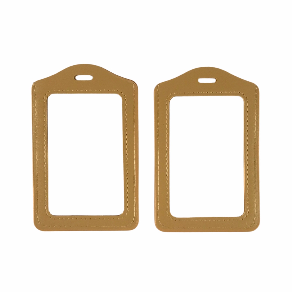 Bao đựng thẻ da 5.5x8.5cm 2 mặt kiếng đứng (50)