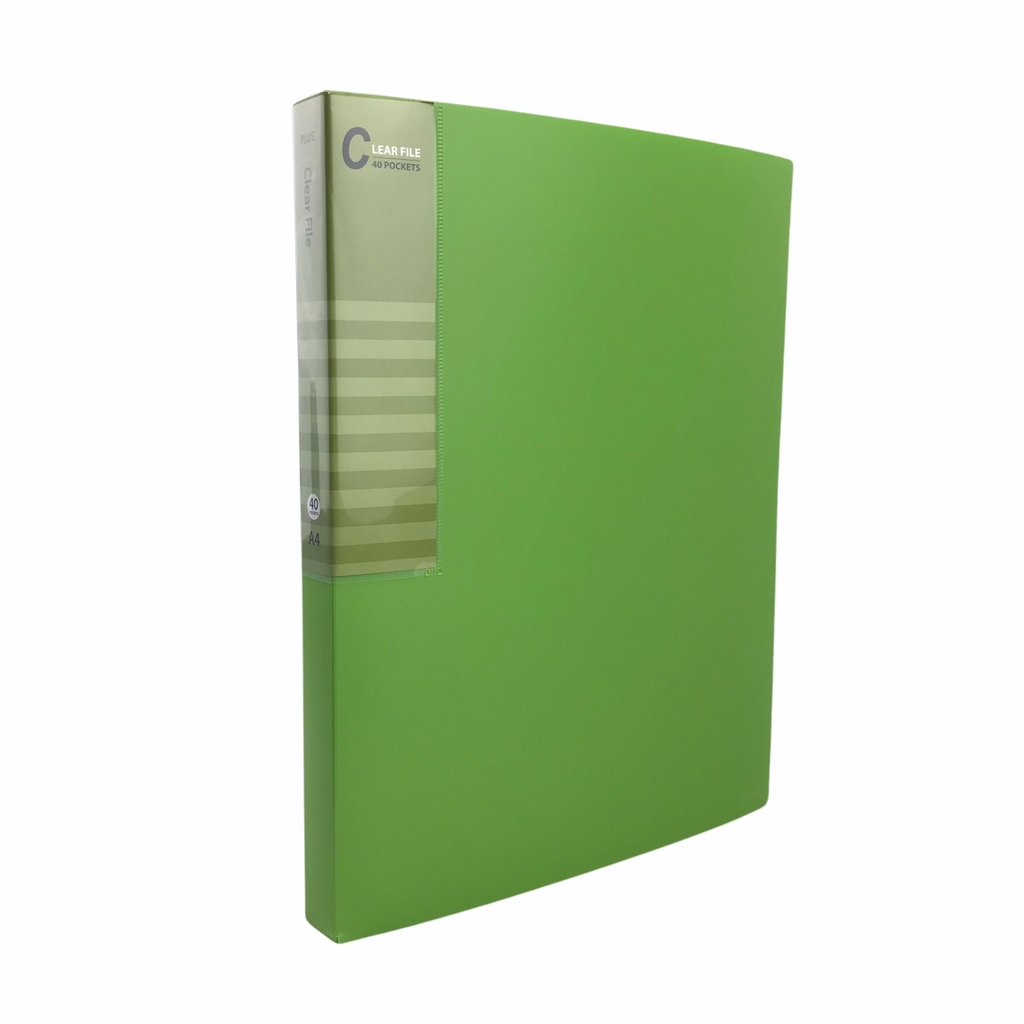 Bìa 40 lá nhựa Plus 82-V091 / 82-V092 / 82-V093 / 82-V094 / 82-V095 / 82-V096 (20)