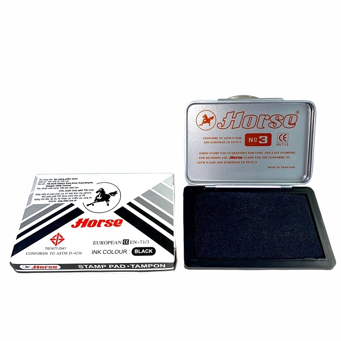 Tampon Horse số 3 8.5x5.4cm (12)